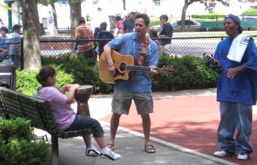 Jammin' at Byrne Playground: Photo by Alex Owens
