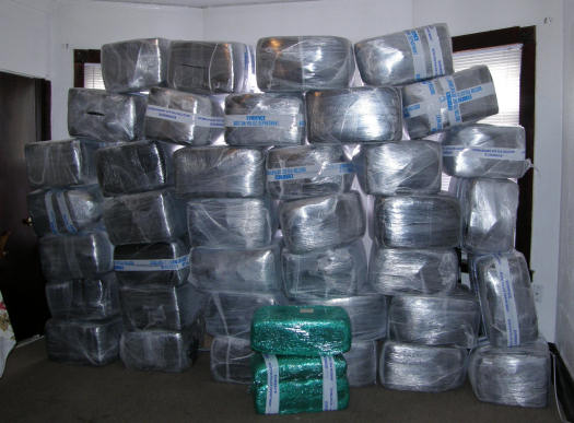 A lot of pot: Photo via Suffolk County DA's office.