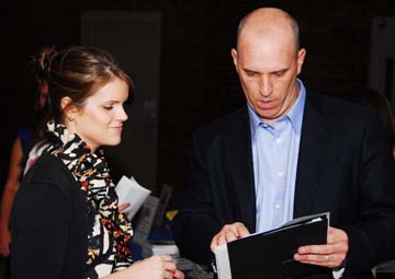Project D.E.E.P.: Project D.E.E.P. director Beth Connell with founder Brendan McDonough.