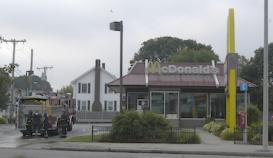 Fire at Gallivan Blvd. McDonald's