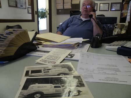 Frank Fitzpatrick of Fitzpatrick Brothers Corp. on Centre Street. : The family-run auto body shop is one of several Dorchester businesses that is at least 100 years old. They will be honored at next week's Dorchester Board of Trade dinner.