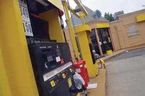 Soda Hut: Gallivan Blvd. gas station is one of two in Adams Village. Neither have gas for sale this week. Photo by Bill Forry