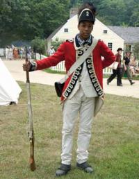 Rasheed Walters: Joined a British re-enacting group to honor ancestors, teach peers.