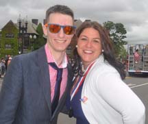 Trouble in paradise?: Mayor Hurley with her deputy, Pat O'Brien, in happier times. The two now appear to be on a collision course to a 2013 mayoral showdown.