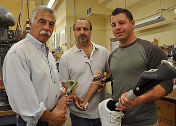High-tech products with an old-fashioned approach to caring for patients: Paul, Greig and Chris Martino. Photo by Bill Forry