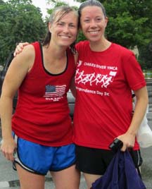 Lisa Hourihan Jackson: Shown, left, with her sister-in-law Jill Jackson.