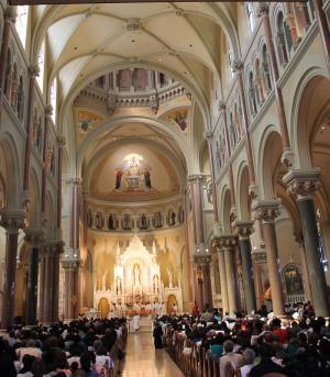 Inside Mission Church: Photo by Patrick O'Connor