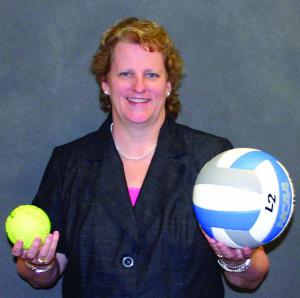 Laura George was inducted into the UMass Boston Athletic Department’s Hall of Fame on Monday. She graduated from the university in 1983.