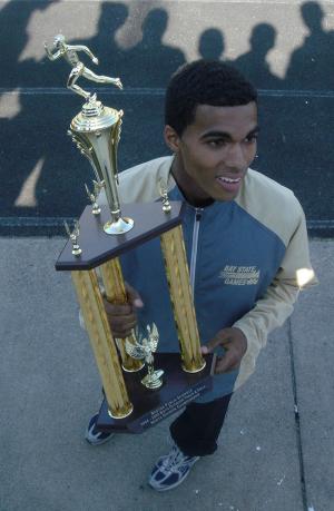 Ruben Sanca in high school
