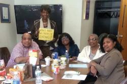 The Roxbury Dorchester Mattapan Hyde Park Dialysis Support Group meet on the first Saturday of each month at Twelfth Baptist Church in Roxbury. 	India Smith photo
