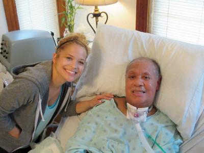 Roger Springstead, who is living with Multiple Sclerosis, receives visits at his Dorchester home from Cassie Watson, a 26-year-old neighbor who volunteers with FriendshipWorks, a Boston-based non-profit organization.