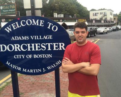 John Lydon: Part of a father-son team that purchased several Adams Street storefronts last month. Photo by Bill Forry