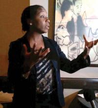 Andrea Campbell: Topped field of candidates in District 4. Photo by Jennifer Smith