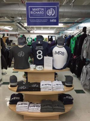 MR8: The Martin Richard Foundation teamed with CollegeHype to create a new line of clothing items to help fund their mission. Photo courtesy TeamMR8