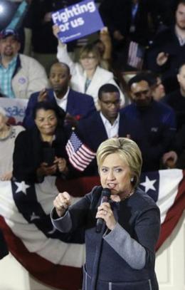Hillary Clinton in Boston: Massachusetts victor won all but 9 precincts in Dorchester.