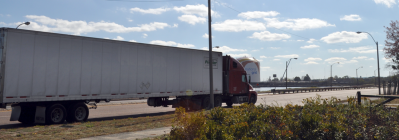 Trucks are banned from boulevard