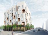 Rendering of proposed Boston Street apartment building