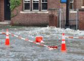 Raging torrent of escaping BWSC water