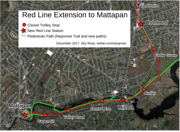 la red line map
