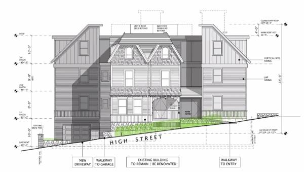 Rendering of 16 High St. expansion