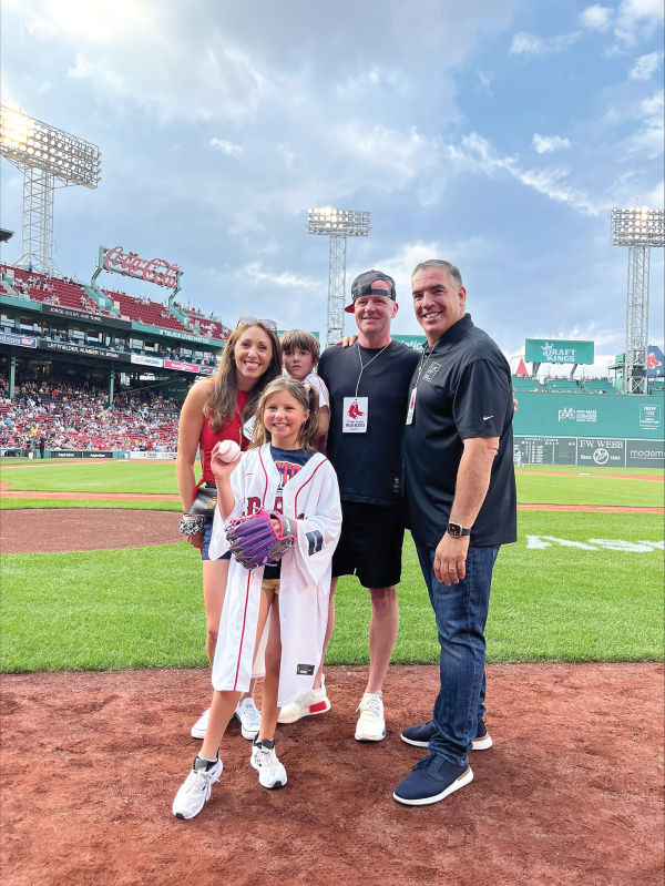 Red Sox play the Miami Marlins at Fenway Park