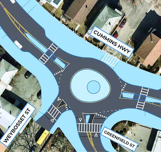 Cummins rehab to feature roundabout, single lanes | Dorchester Reporter