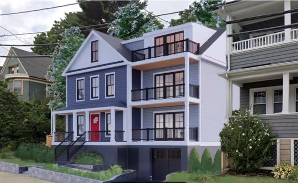 Owners Of Savin Hill House Win Approval To Expand It Into Three Condos   Savinhillrendering 